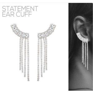 Rhinestone Statement Ear Cuff
